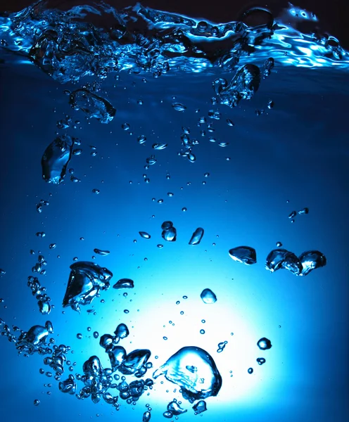 Agua dulce con burbujas — Foto de Stock