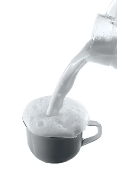 Pouring Milk — Stock Photo, Image