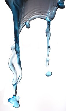Water Splash Isolated On White. clipart