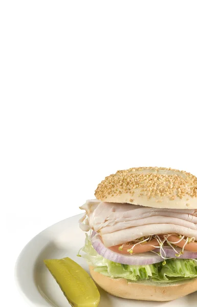 Turkey sandwich — Stock Photo, Image