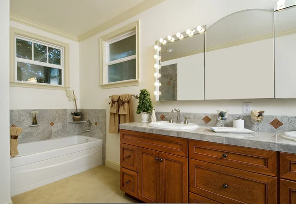 Large modern bathroom — Stock Image Large modern bathroom Royalty Free Stock Images