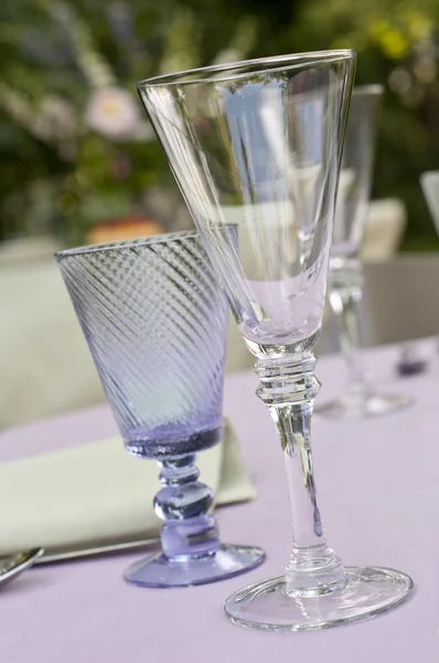 Glassware closeup — Stock Photo, Image