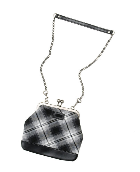 Plaid purse