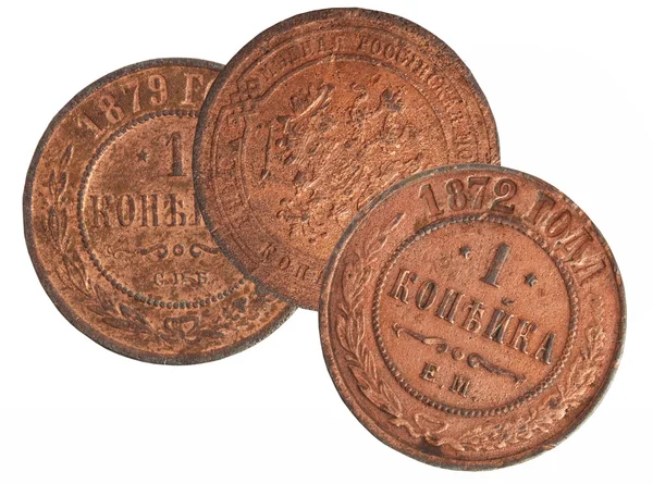 Russische Antike Münze — Stockfoto