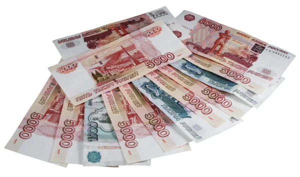 Billetes monetarios rusos —  Fotos de Stock