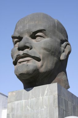 Monument to Ulyanov Lenin in Russia clipart