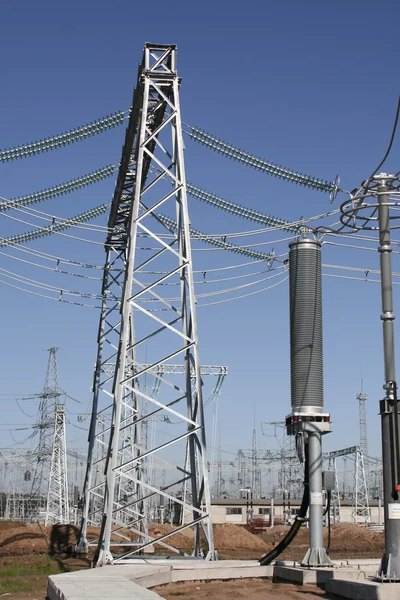 Elektrische onderstation — Stockfoto