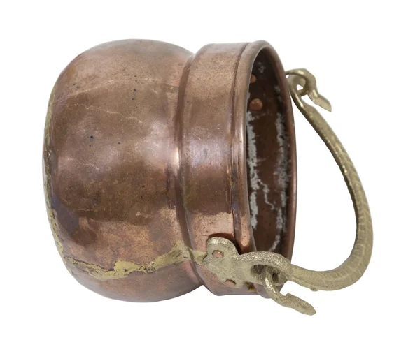 Caído reparado pote de cobre —  Fotos de Stock