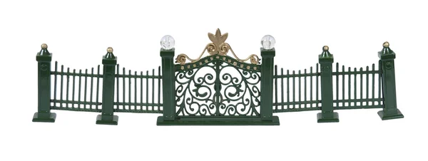 Metalowe ogrodzenia i bramy — Zdjęcie stockowe