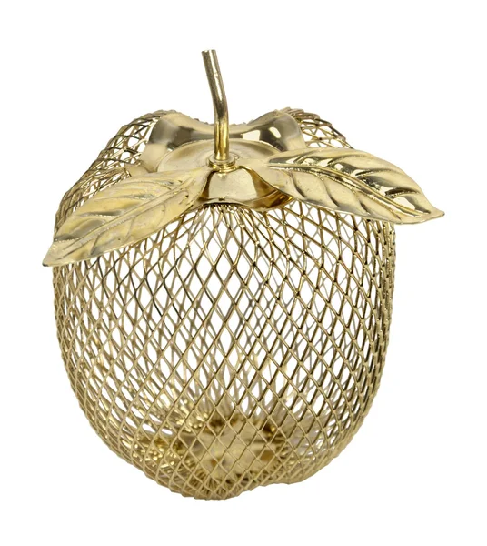 Marco de alambre Golden Apple —  Fotos de Stock