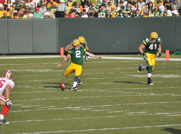 Mason Crosby of the Green Bay Packers — Stock Photo, Image