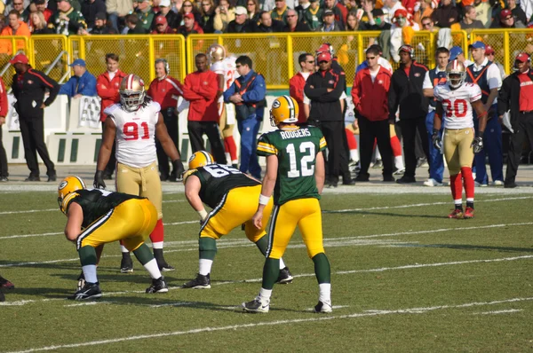 stock image Aaron Rodger of the Green Bay Packers