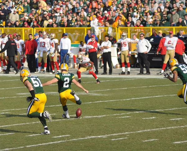 stock image Mason Crosby of the Green Bay Packers