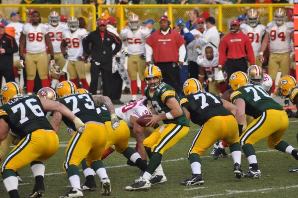 Аарон Роджер Green Bay Packers — стокове фото