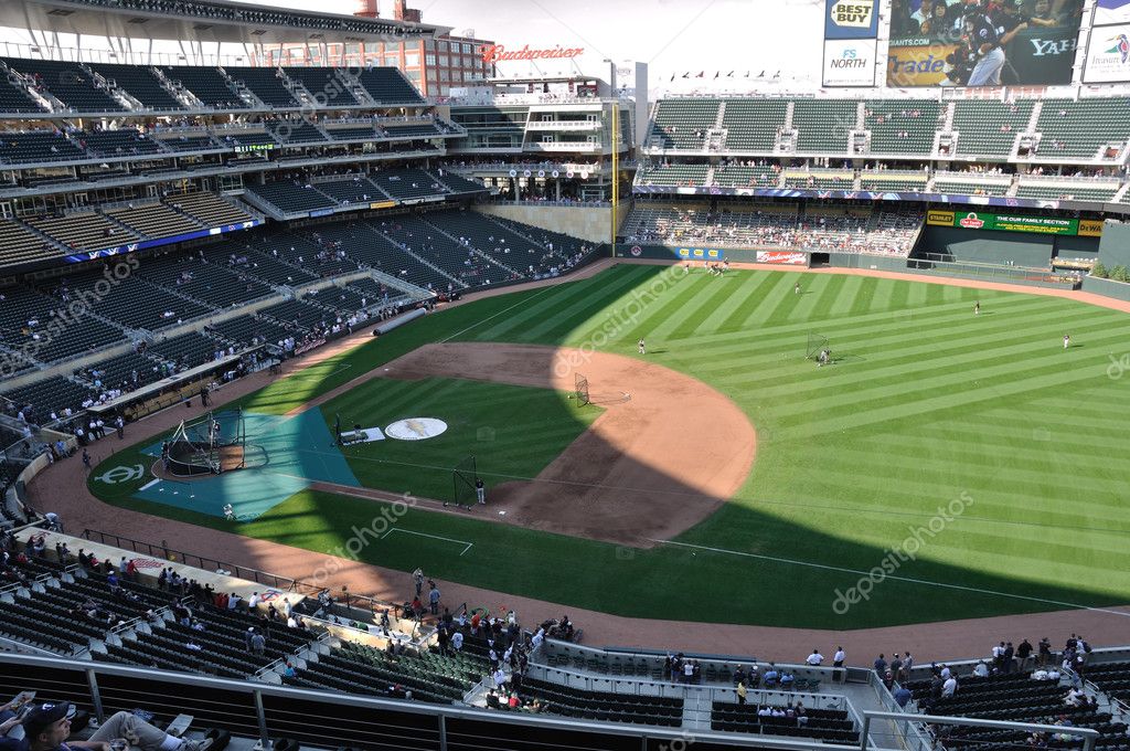 minnesota twins target field baseball stadium fisheye