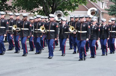 usmc Deniz Kuvvetleri Bandosu geçit töreninde rezerv