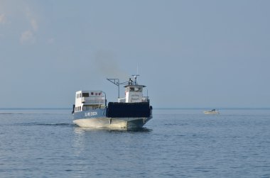 superior Gölü üzerinde otomobil Feribot Tekne