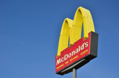 McDonald's Restaurant Sign clipart