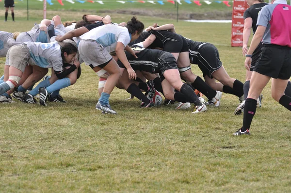 A Scrum in a Women — Stock Photo, Image