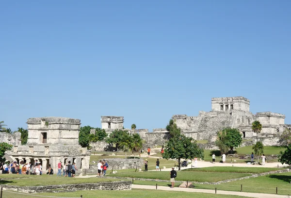 Stock image Mayan Ruins at Tulum in Mexico