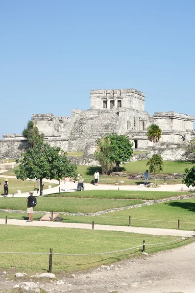 Stock image Mayan Ruins at Tulum in Mexico