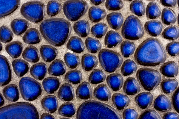 Abstracte achtergrond van een blauwe mozaïek patroon. — Stockfoto