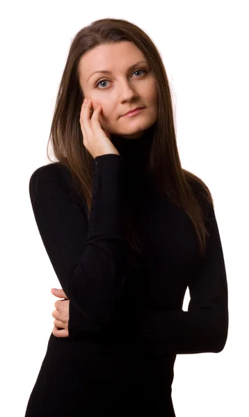 Young woman thinking. — Stock Photo, Image