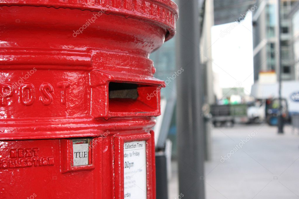 Red letter box Stock Photo by ©michaelpuche 8449304