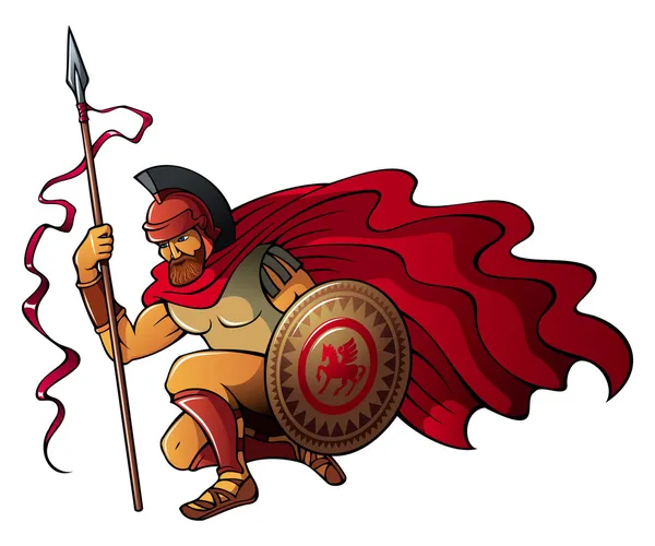 Воин Греции — стоковый вектор