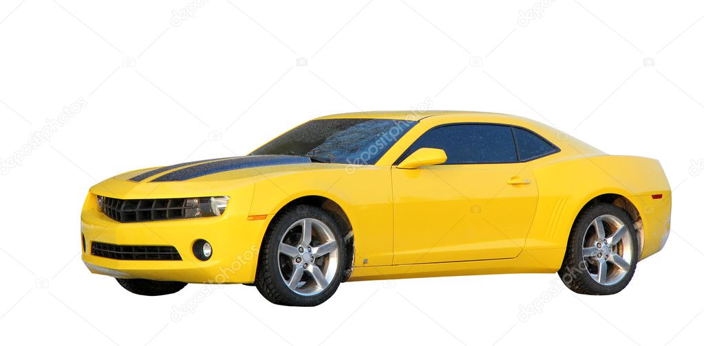 Yellow muscle car – Stock Editorial Photo © Artzzz #8823289