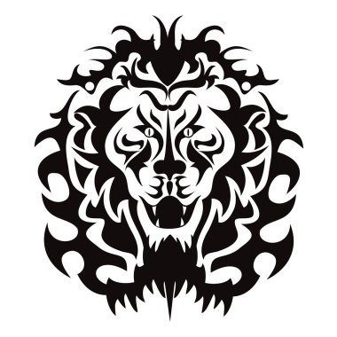 Lion Head Graphic clipart