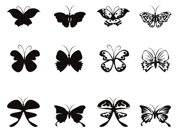 Stock vector Butterfly pattern vector