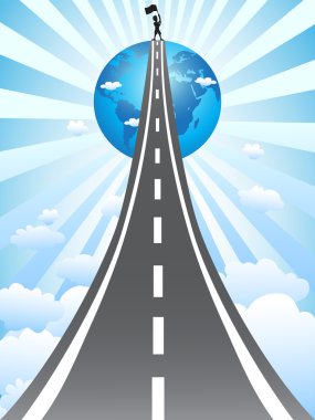 Road to success clipart