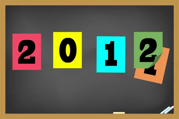 Щасливий новий рік 2012 — стоковий вектор