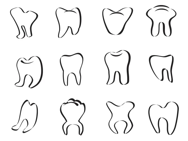 stock vector Abstract tooth icon