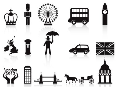 London icons set clipart