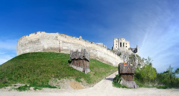 Panorama of Beckov castle — Stock Photo, Image