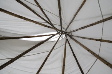 Teepee interior clipart