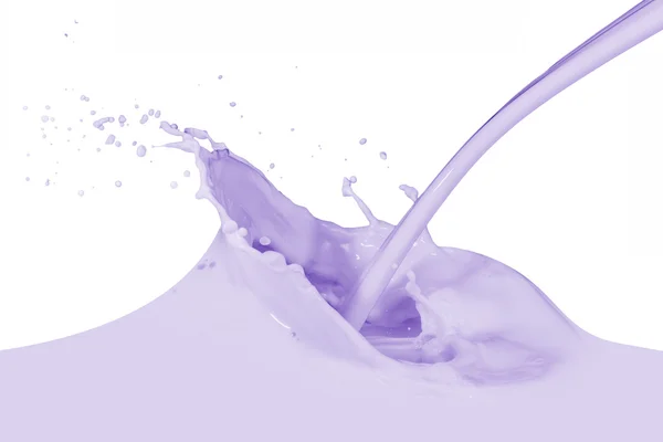 溅牛奶 — 图库照片