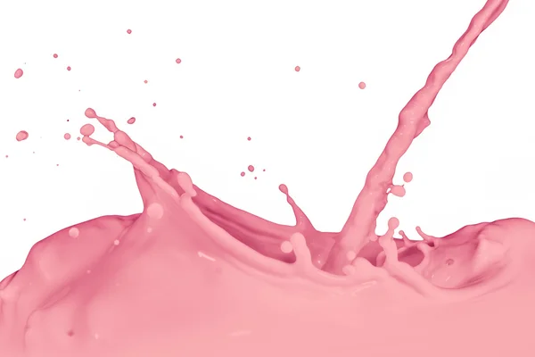 Splashing milk — Stock Photo, Image
