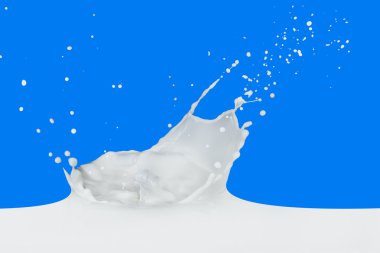 Milk splash clipart