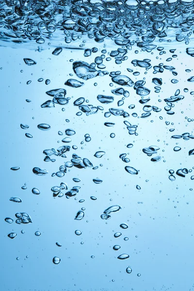 Blasen im Wasser — Stockfoto