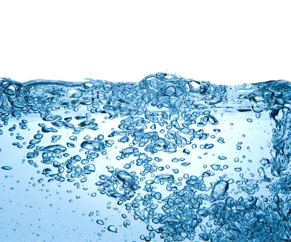 Bubbels in het water — Stockfoto