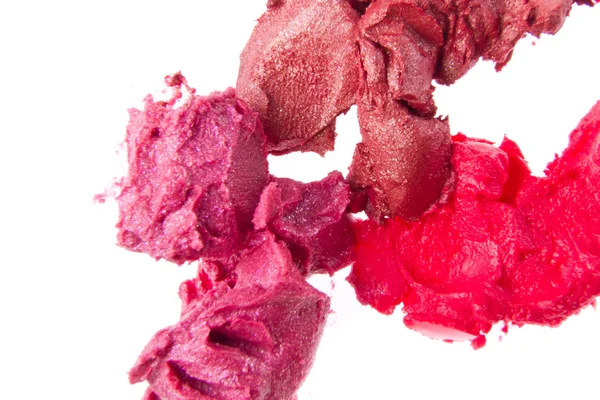 Smudged lipsticks — Stock Photo, Image