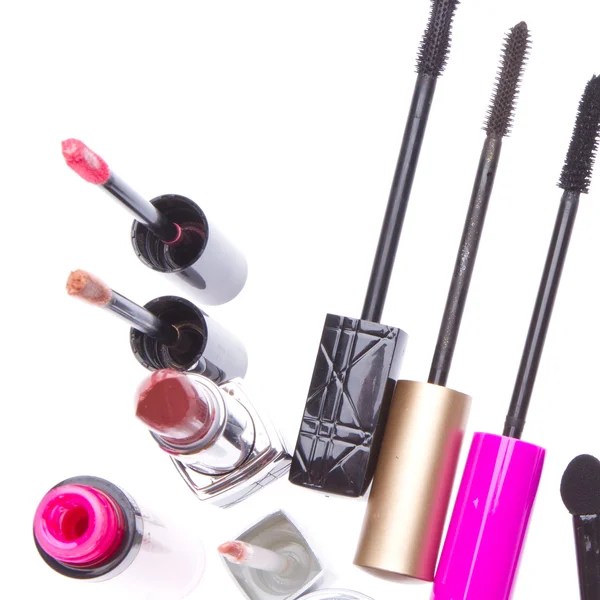 Kosmetická líčidla produkty — Stock fotografie