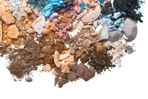 Set of multicolor crushed eyeshadows — Stock Photo, Image