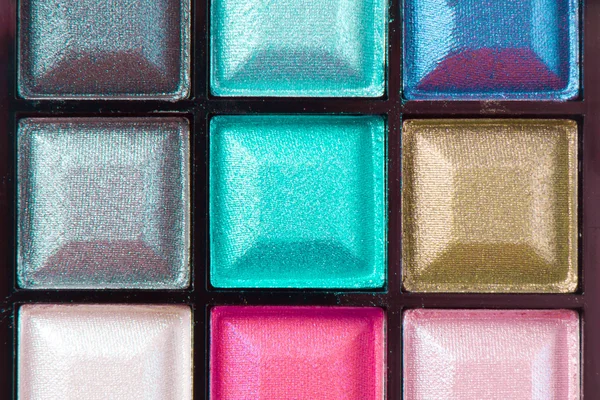 Colorful eyeshadows — Stock Photo, Image