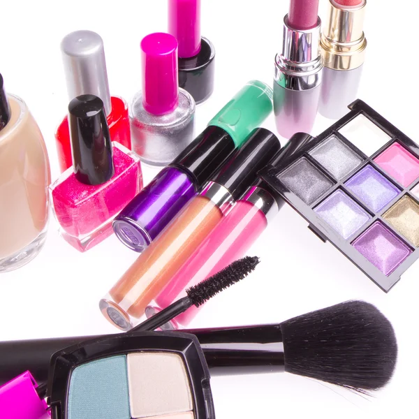 Set van cosmetische producten — Stockfoto