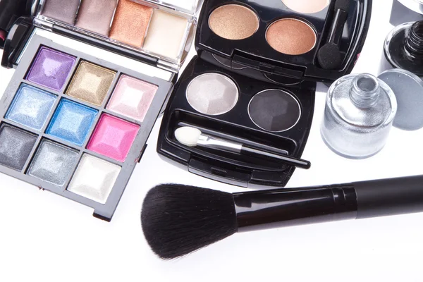 Conjunto de productos cosméticos de maquillaje —  Fotos de Stock