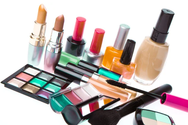 Reihe kosmetischer Produkte — Stockfoto